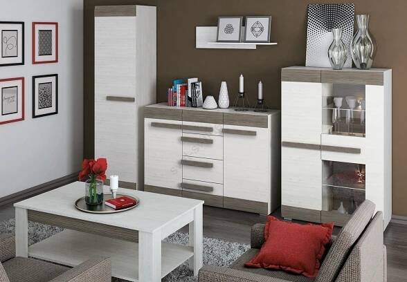 Komplet Tonemo 6 - borovice sNezna / new grey