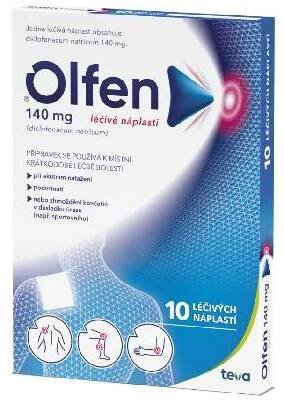 Olfen 140mg léčivé náplasti drm.emp.med.10x140mg