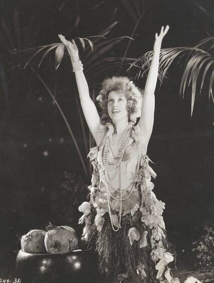 Jeanette Macdonald In A Film Scene.
