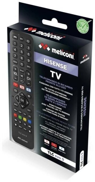 Dálkový ovladač Meliconi 808047 TLC EVO 9 pro Hisense od 309 Kč - Heureka.cz
