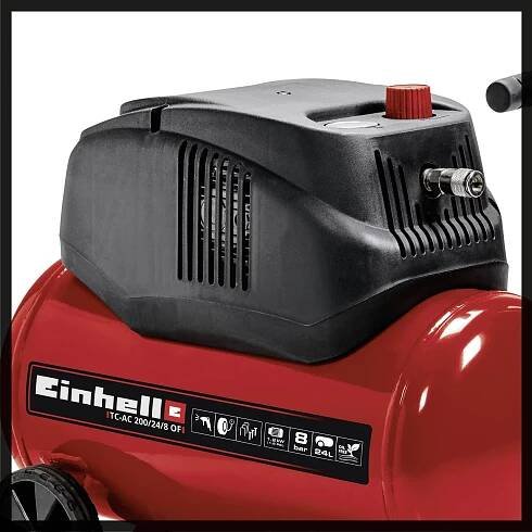 Einhell pístový kompresor TC-AC 200/24/8 OF 24 l 8 bar