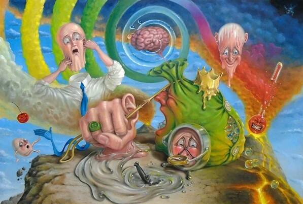 Paintings by artist Stephen Gibb - Canadian Bubblegum Surrealist