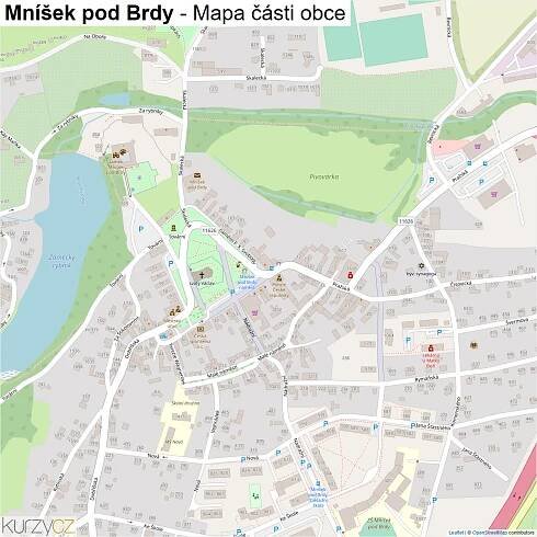 Mníšek pod Brdy - mapy | Kurzy.cz