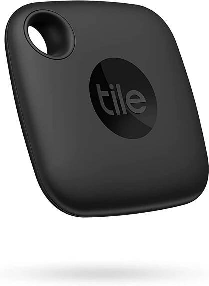 Tile Mate Black Bluetooth Tracker - Find Keys and Bags Easily