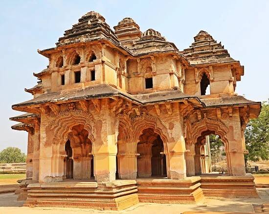 Lotus Mahal, Zenana Enclosure, Hampi