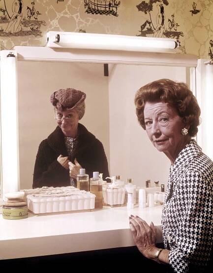 Irene Ryan, with her alter ego, THE BEVERLY HILLBILLIES' Granny Clampett, 1963