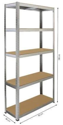 FDR 1800 Kov. regál 180x90x40 Fieldmann