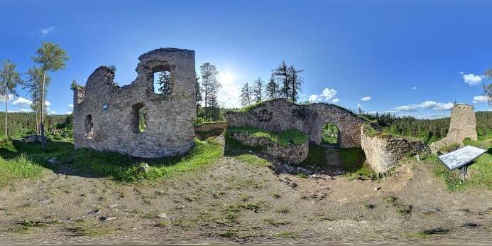 Z Kaplice na hrad Pořešín | Jižní Čechy