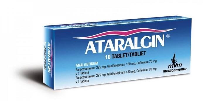 ATARALGIN POR 325MG/130MG/70MG TBL NOB 20