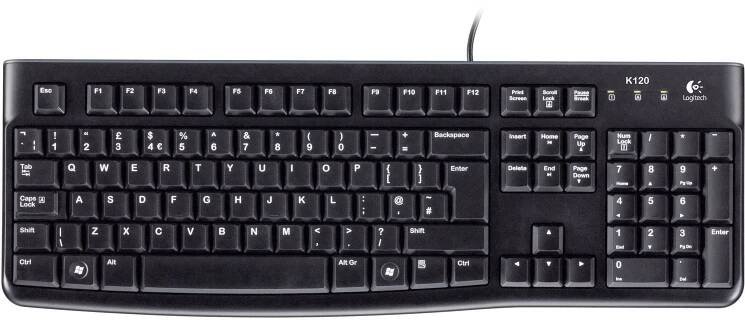 Klávesnice Logitech K120 CZ - černá