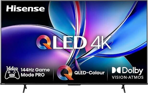 Hisense 65E7Q PRO Fehrnseher,65 Zoll, 4K UHD QLED, Smart TV,144Hz Game Mode PRO,Filmaker Mode, AMD FreeSync Premium,AI HDR...