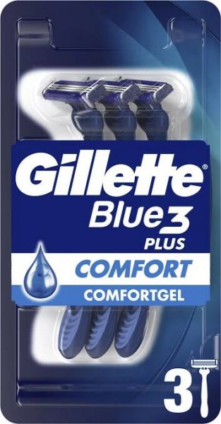 GILLETTE Blue3 Plus Comfort 3 ks