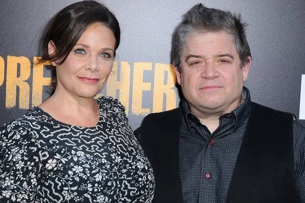 Meredith Salenger and Patton Oswalt