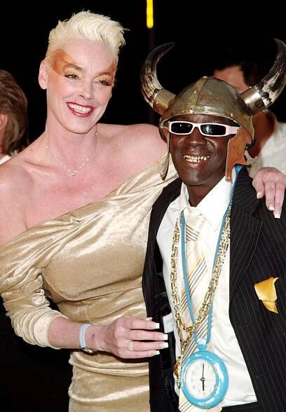 Flavor Flav and Brigitte Nielsen