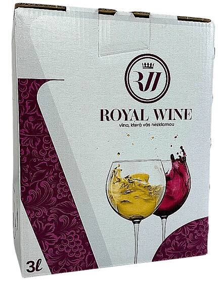 Royal Wine - Modrý Portugal - suché - BIB 3 l