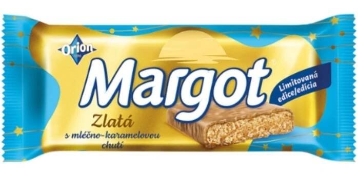 Sójová tyčinka MARGOT 70 g ZLATÁ - karamelová