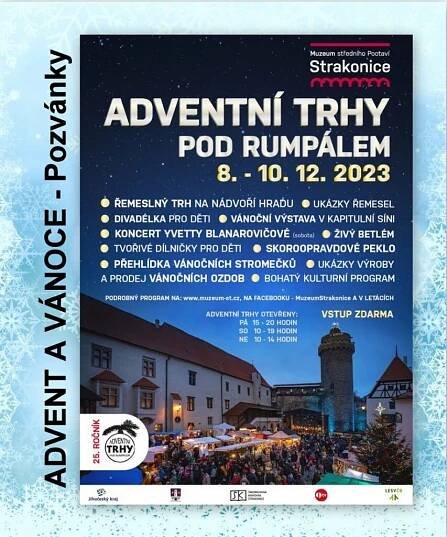 JIŽNÍ ČECHY: Strakonice zvou na Adventní trhy pod RumpálemZa krásnější Vimperk