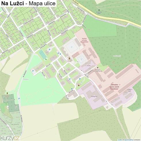 Na Lužci - mapy | Kurzy.cz
