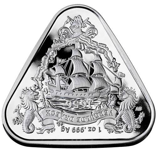 The Perth Mint Australia Austrálie - 1 AUD Triangular Gilt Dragon 2020