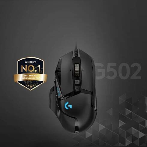 Logitech G 910-005470 myš Hraní Pro praváky USB Typ-A Optický 25600 DPI