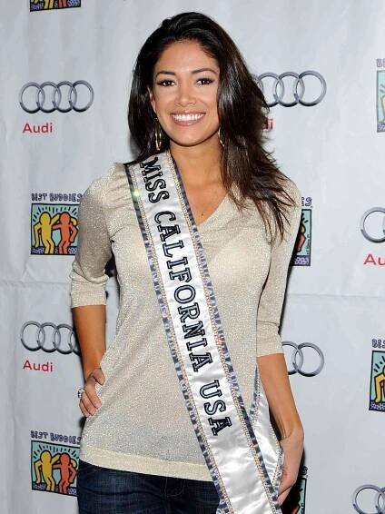 Miss California Nicole Johnson on February 21, 2010 in Los Angeles, California
