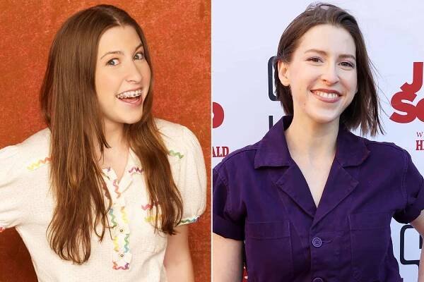 Eden Sher as Sue on THE MIDDLE; Eden Sher attends the 10th anniversary event of "Juicy Scoop with Heather McDonald" at STK Steakhouse on June 25, 2025 in Los Angeles, California