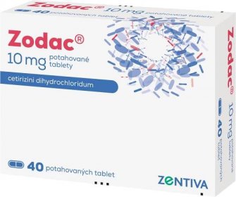 Zodac 10 mg 40 tablet
