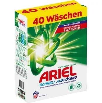 Prací prostředek Ariel Universal + univerzální prášek na praní 2,4 kg / 40 praní