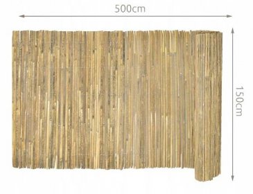 Bambusová rohož - plot přírodní