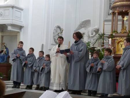 ustanovení ministrantů