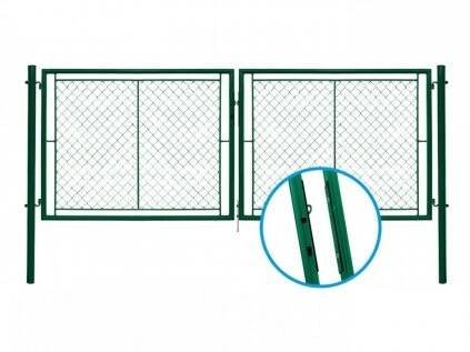 PILECKÝ Dvoukřídlá brána IDEAL ZELENÁ ZN/PVC - 3605x1950 mm od 12 525 Kč - Heureka.cz