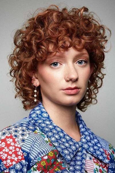 Wolf Cut for Short Curly Hair
