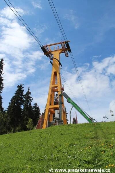 Pohlednice Pražských tramvají... ...od visuté lanové dráhy na Fichtelberg