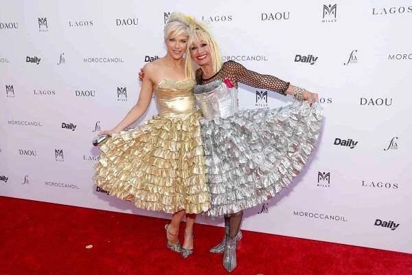 Selma Blair and Betsey Johnson attend DAOU Vineyards at the Daily Front Row Fashion Los Angeles Awards 2025 at The Beverly Hills Hotel on April 24, 2025