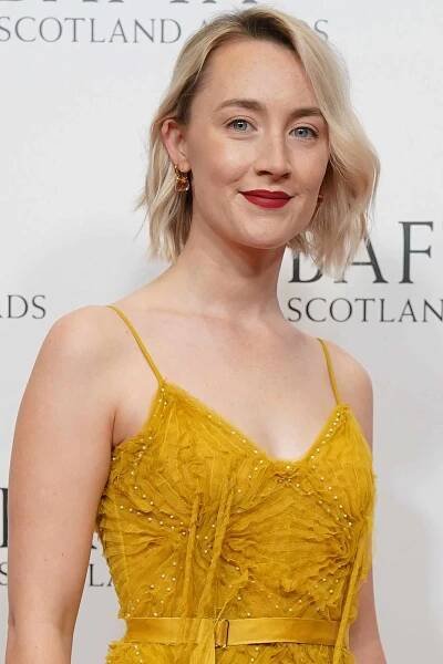 Saoirse Ronan arrives at the BAFTA Scotland awards at the DoubleTree By Hilton Glasgow Central.