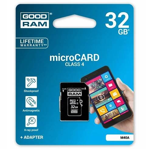 PAMĚŤOVÁ KARTA GOODRAM MICRO SDHC 32 GB