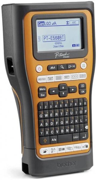 Brother PT-E560BTSP štítkovač vhodné pro pásky: TZ, Hse 3.5 mm, 6 mm, 9 mm, 12 mm, 18 mm, 24 mm