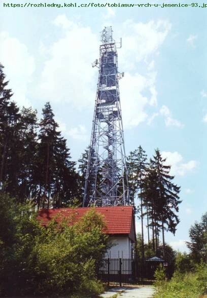 Rozhledny - Tobiášův vrch u Jesenice