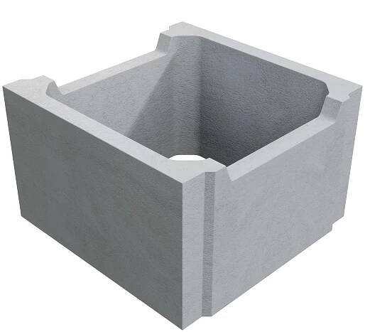Ztracené bednění: Betonové bednicí tvarovky - délka 40 cm