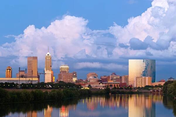 Panorama indianapolis. — Stock obrázek