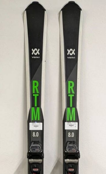 BAZAR - sjezdové lyže Völkl RTM 8.0 green 17/18 + FDT TP 10 - délka 172cm