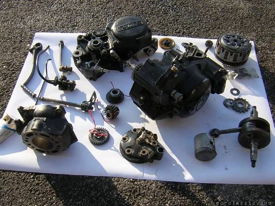 motor SUZUKI 125 TS 