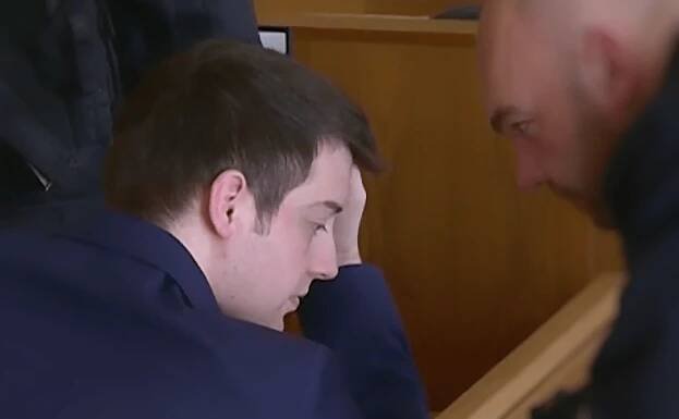 Masový vrah Kevin Dahlgren před soudem.