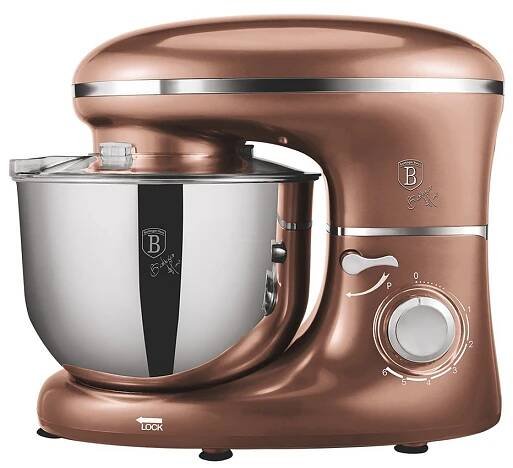 Kuchyňský robot ve zlaté barvě Rosegold Metallic Line - BerlingerHaus