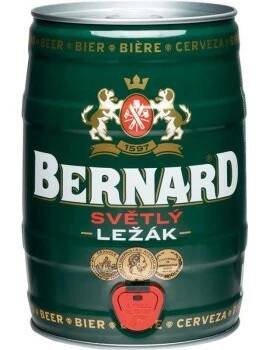 Bernard světlý ležák 11° 4,5% 5 l (sud)