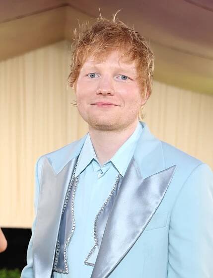 Ed Sheeran at the Met Gala.