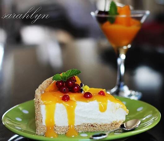 mango cheesecake