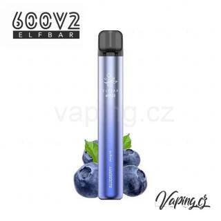 Elf Bar 600V2 jednorázová e-cigareta BLUEBERRY (borůvky) 20mg