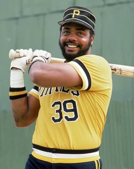 Dave Parker #39 of the Pittsburgh Pirates poses for a portrait circa 1973-1983 at Three Rivers Stadium in Pittsburgh, Pennsylvania.