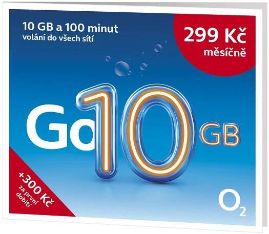 O2 SIM karta GO 10 GB
